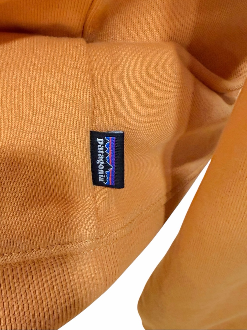 Patagonia Cloudberry Orange Pullover Back for Good Hoodie Wolf Graphic NWT Sz XL - Picture 7 of 14